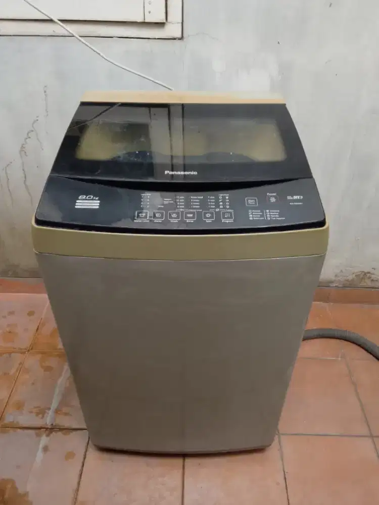 Mesin Cuci 1 tabung 8 kg Merk Panasonic NA-F80MB1