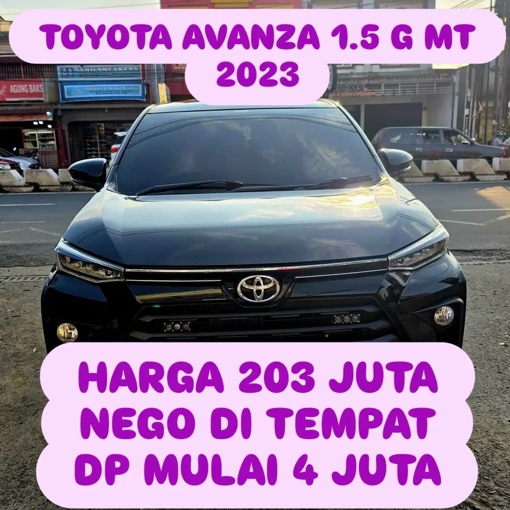 Toyota Avanza 2023 Bensin DP 4 JUTA