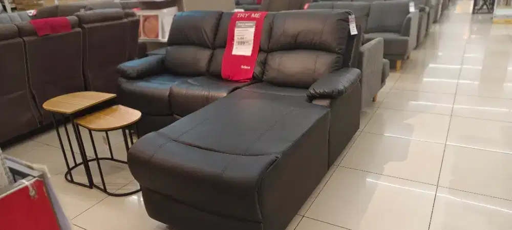 Sofa L reclainer murah