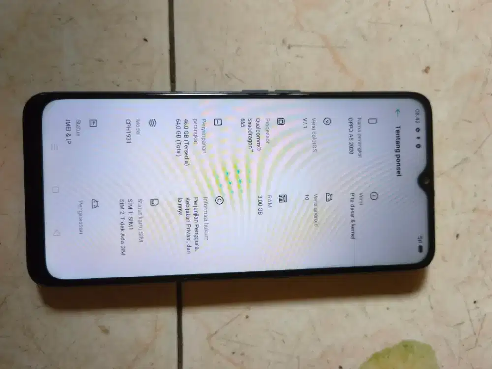 Oppo A5 2020 ram 3/64 GB