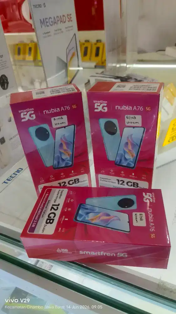 Nubia A76 5G 8+8/128 NFC Baru spesial promo terlaris