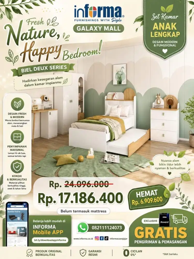 set kamar tidur biel deux