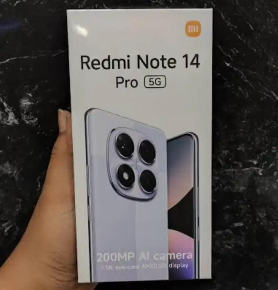 Xiaomi Redmi Note 14 Pro 5G 8/256 Black BNIB Garansi Resmi Indonesia
