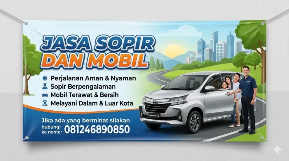 Terima jasa sopir dan mobil