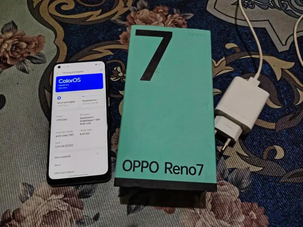 Bekas oppo 8ram/256 4G lengkap