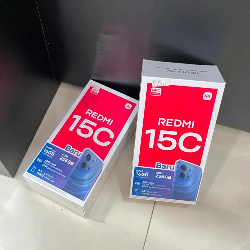 Redmi 15C stok 8/256 kredit DP 0%