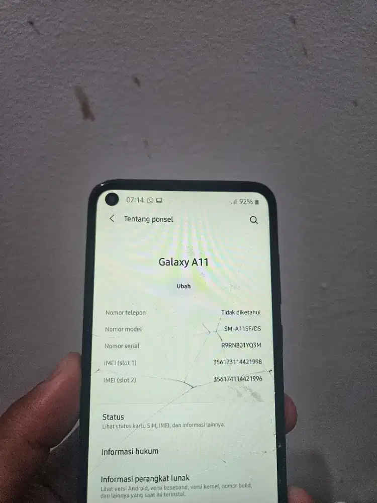 Jual samsung galaxy a11