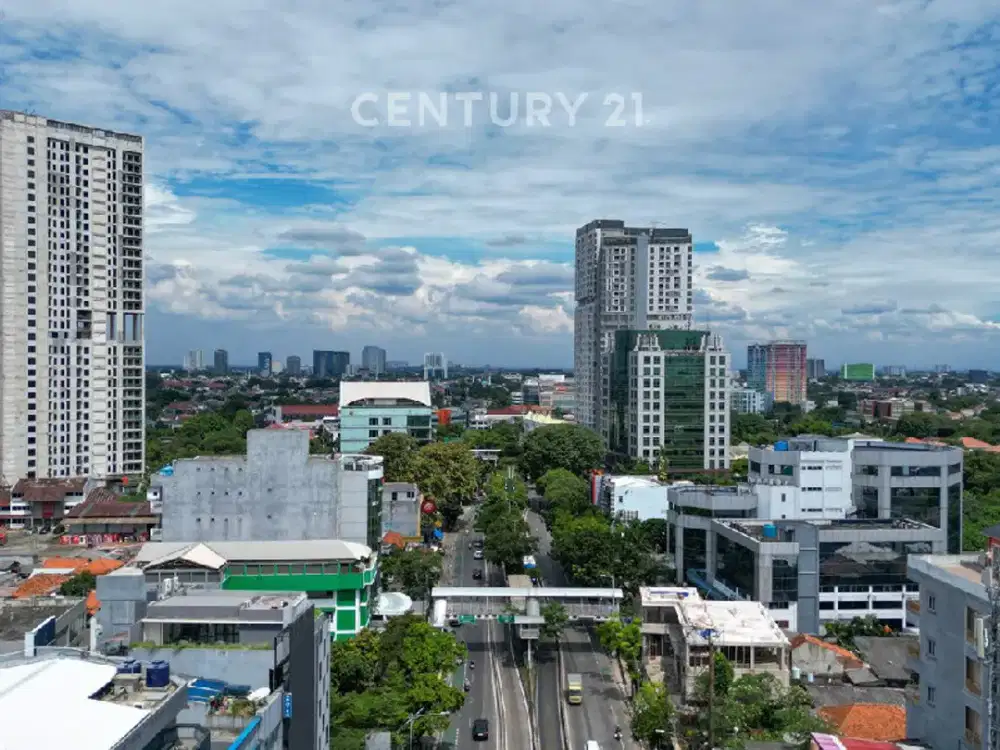 Gedung 4 Lantai Hadap Jalan Raya Di Pancoran Jaksel R2385