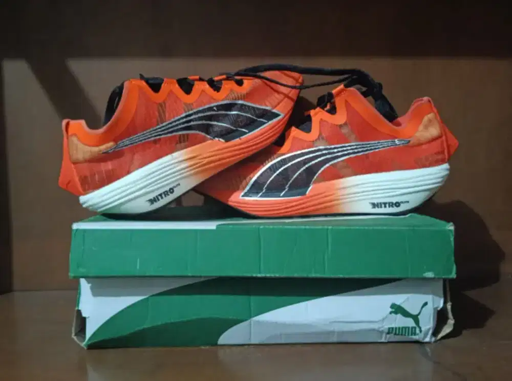 Puma nitro  elit 3 carbon size 42 insol 27cm baru