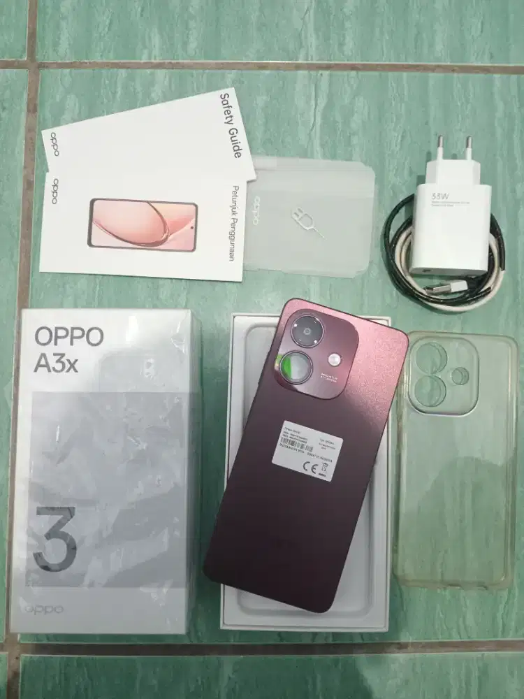Hp Oppo A3x Ram 4+4/64GB Fullset
