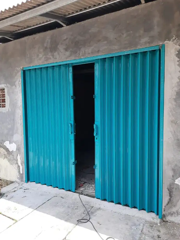 folding gate rolling door pintu pengaman