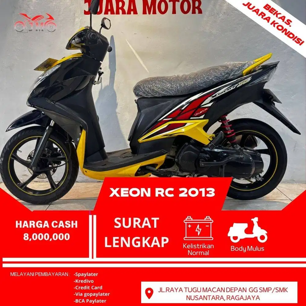 XEON RC 2013 Surat lengkap mesin segel terawat siap pakai no kendala