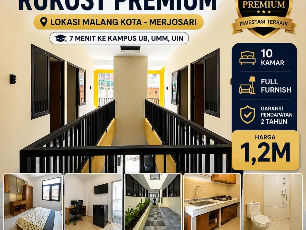Kost Nyaman 10 Kamar AC KM Dalam – Merjosari Joyoagung