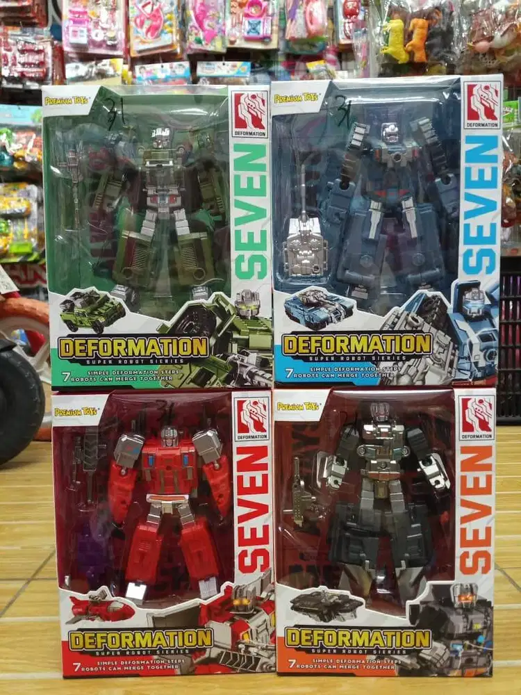 mainan anak robot deformation