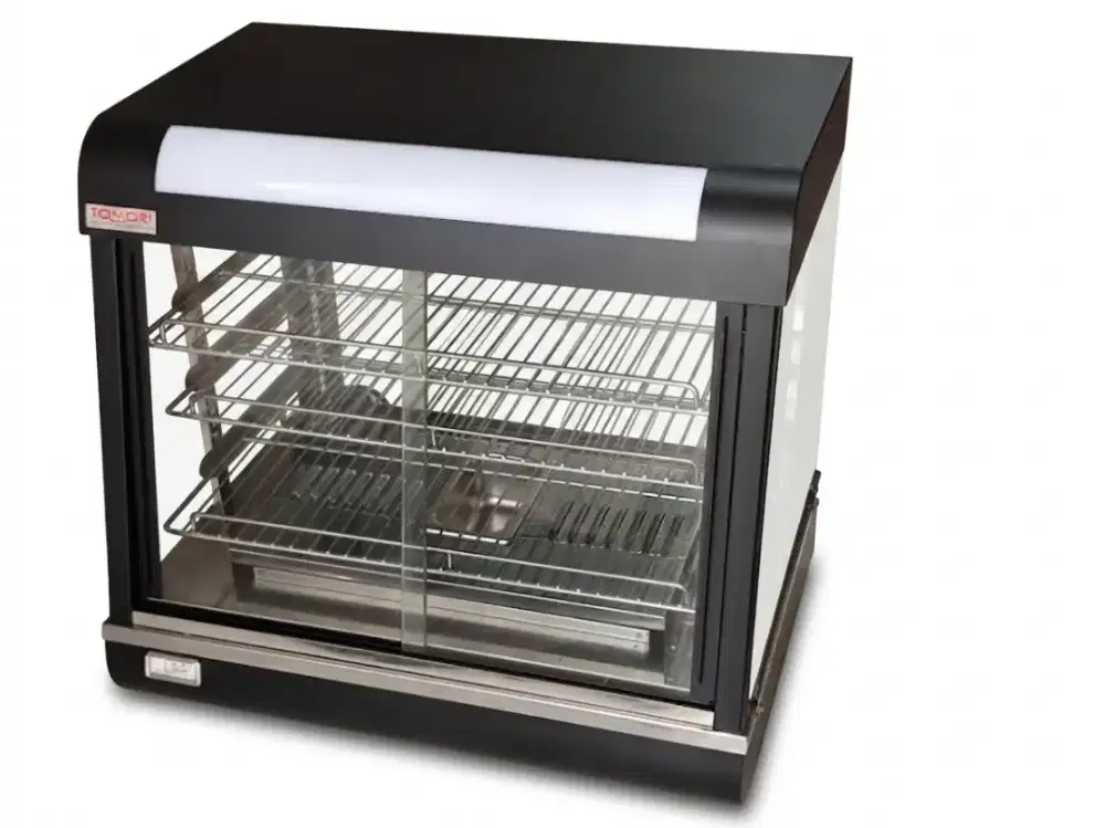 Food Warmer TOMORI TDW-60-1 Display Penghangat Makanan 3 Rak 220V