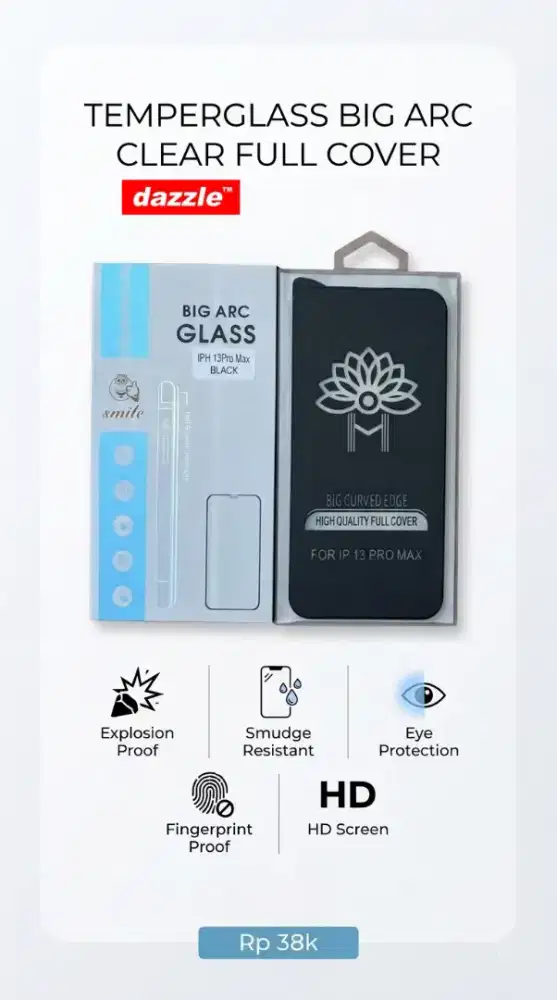 Temperglass Big Arc Clear