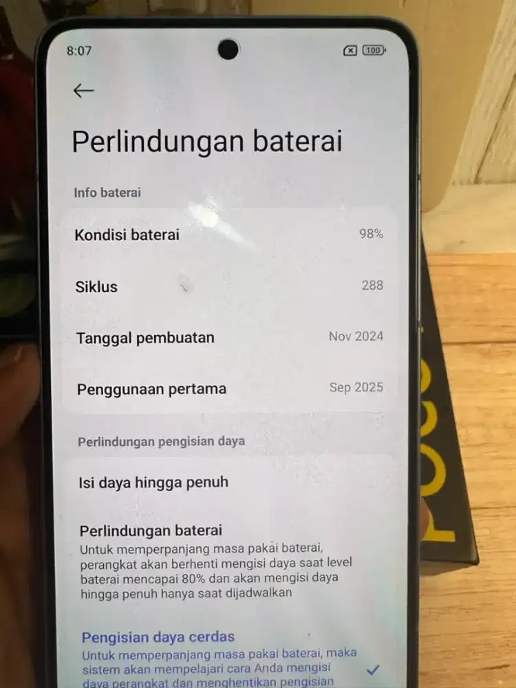 Jual HP POCO F7 PRO 5G 12/512 likenew istinewa garansi sampai 2027