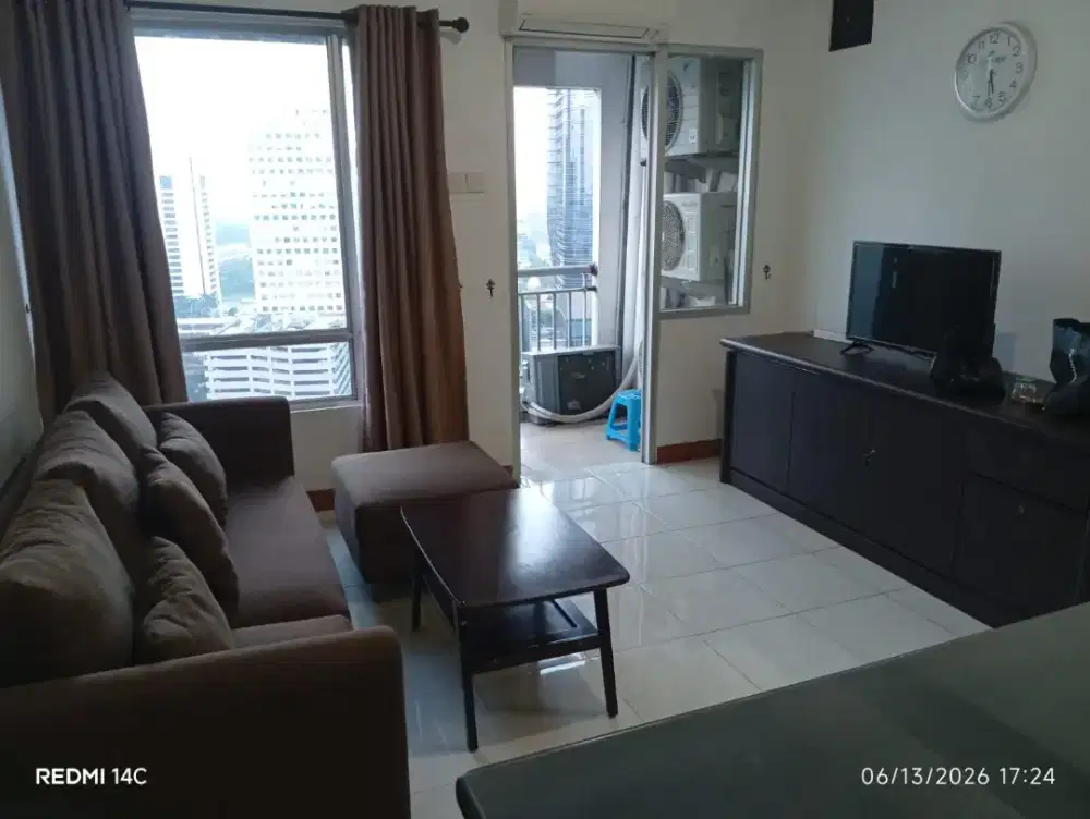NEGO DISEWAKAN APARTEMEN Sudirman park 3 kamar furnish
