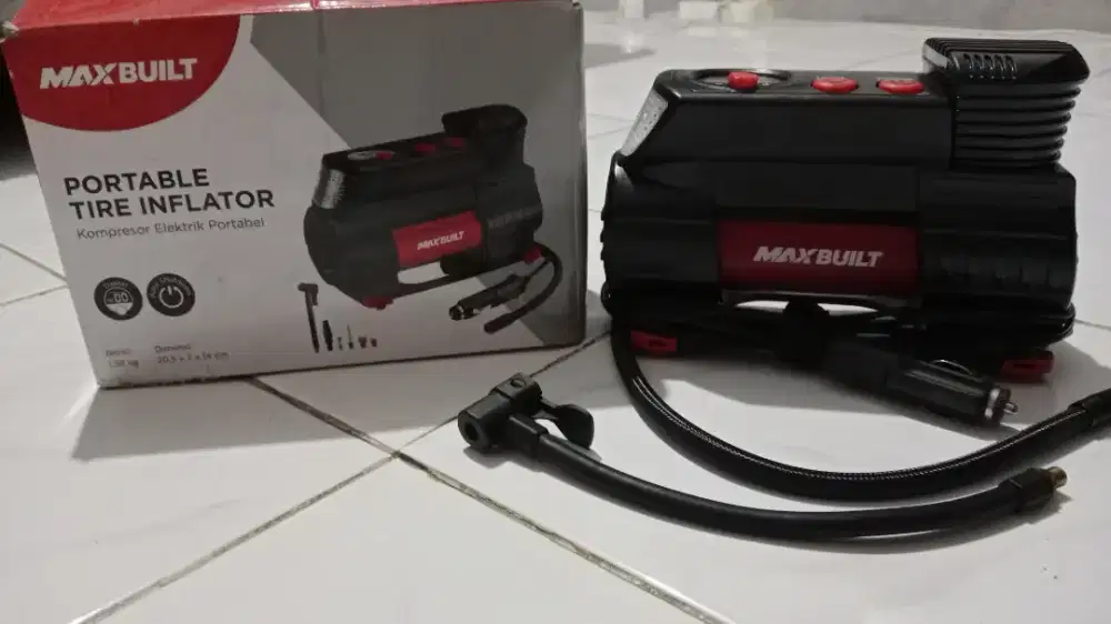 Pompa ban portable  bekas baru