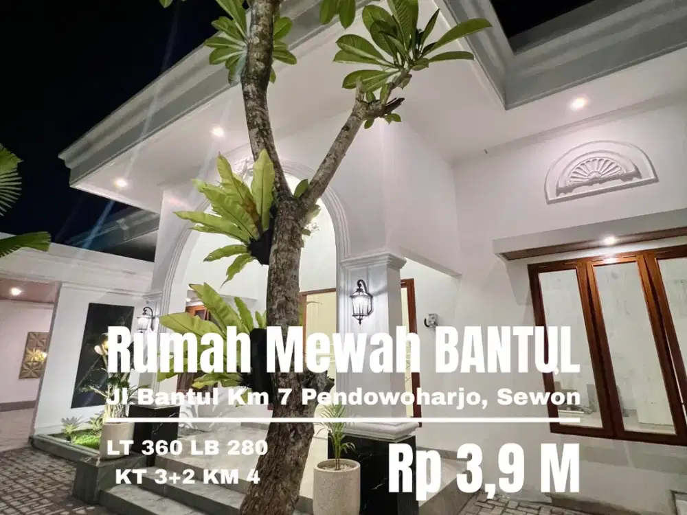 Rumah Baru Mewah Klasik Jl Bantul Km 7