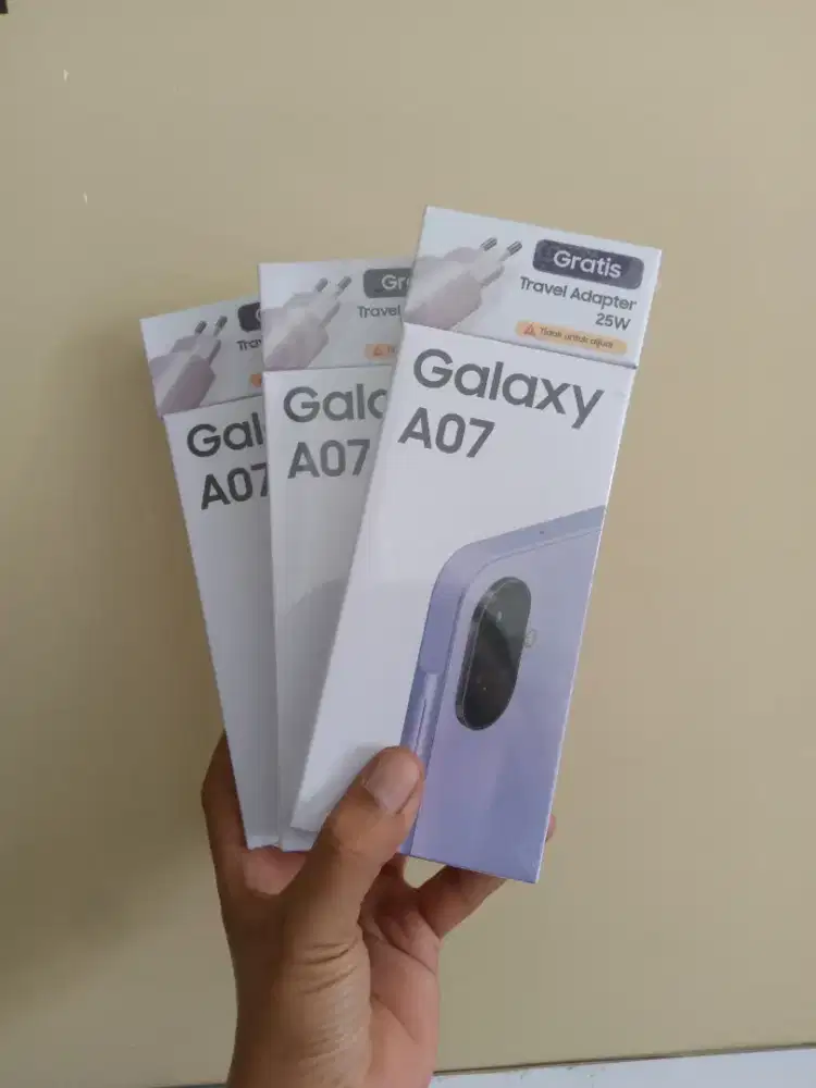 Berminat silahkan WA Samsung Galaxy A07 4/128 Garansi resmi 1thn