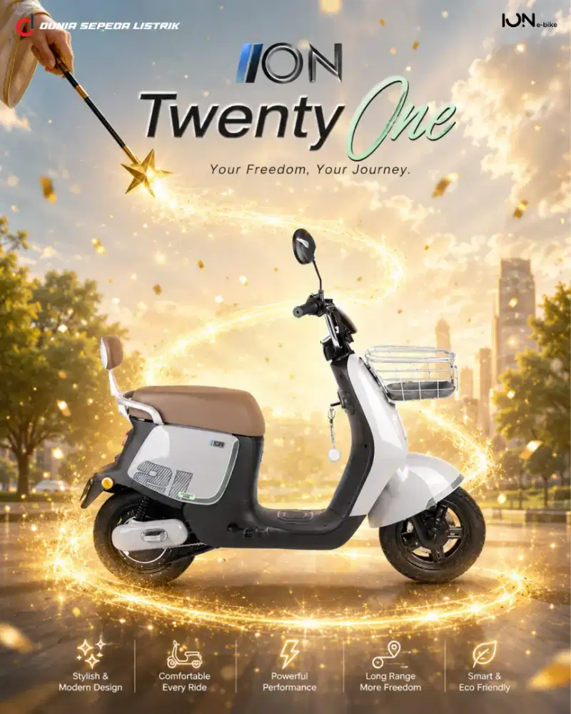 Promo Sepedaa Listrik Murah Ion Twenty One Free Helm 4jt-an BisaKredit