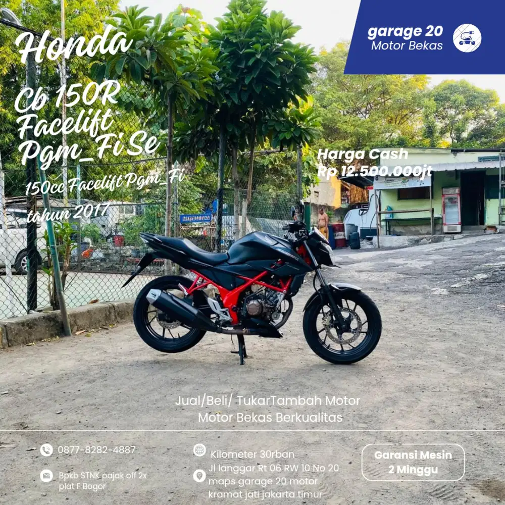 Honda Cb 150R Facelift Pgm_Fi Tahun 2018 Pajak Off