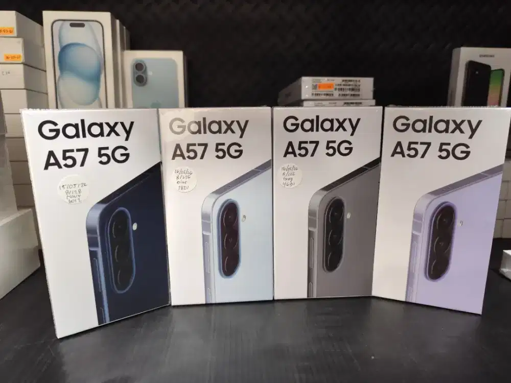 New Samsung Galaxy A57 5G, barang segel box & garansi resmi SEIN.