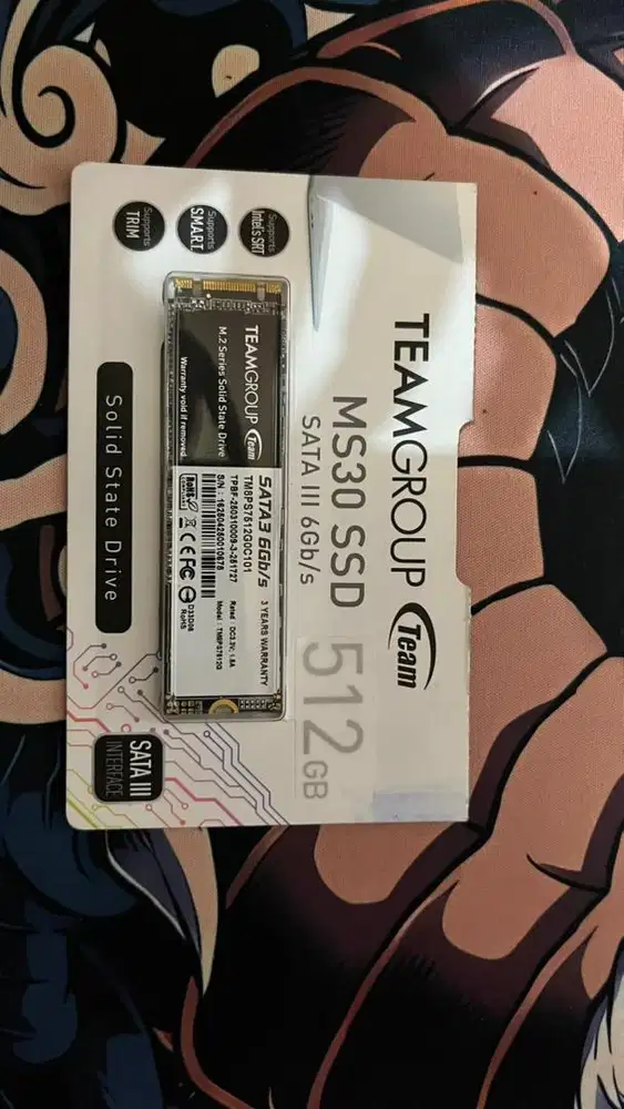 SSD M2 SATA 512Gb