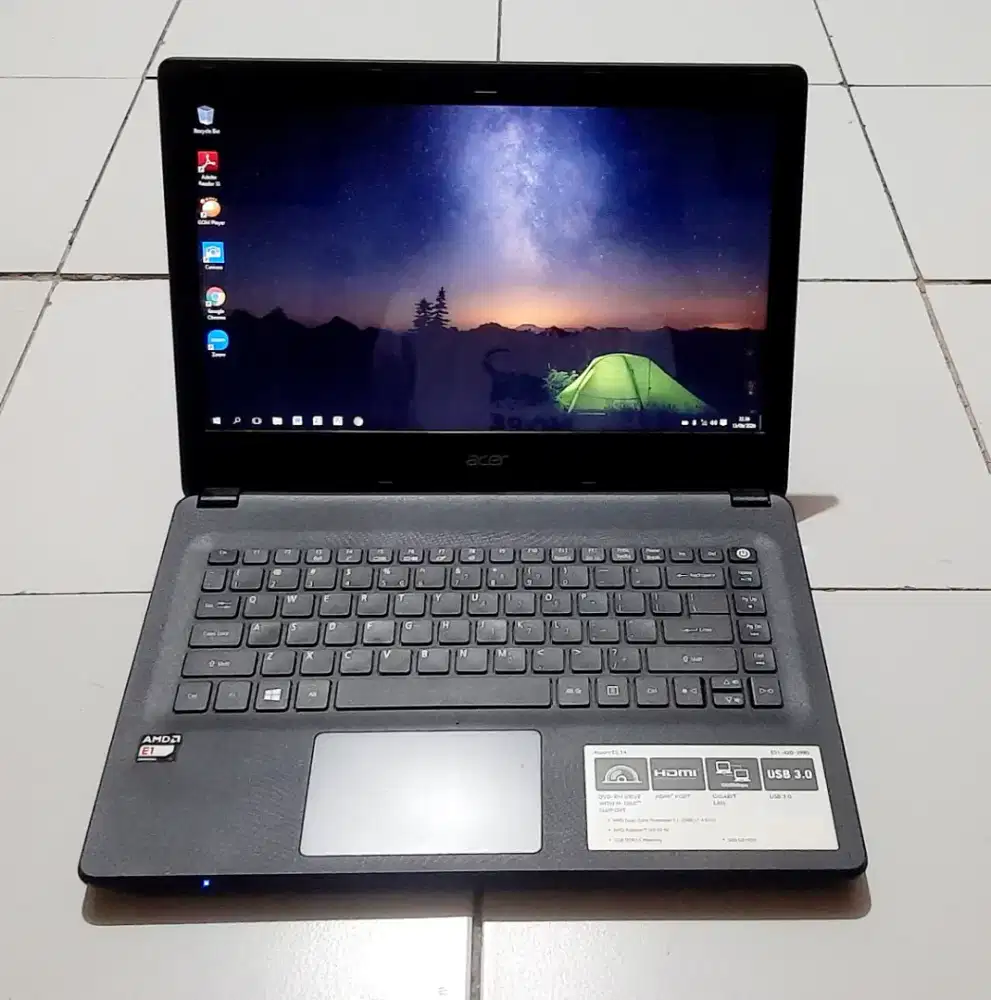 Laptop Acer ES1-420 Normal Muluss Baterai Ok