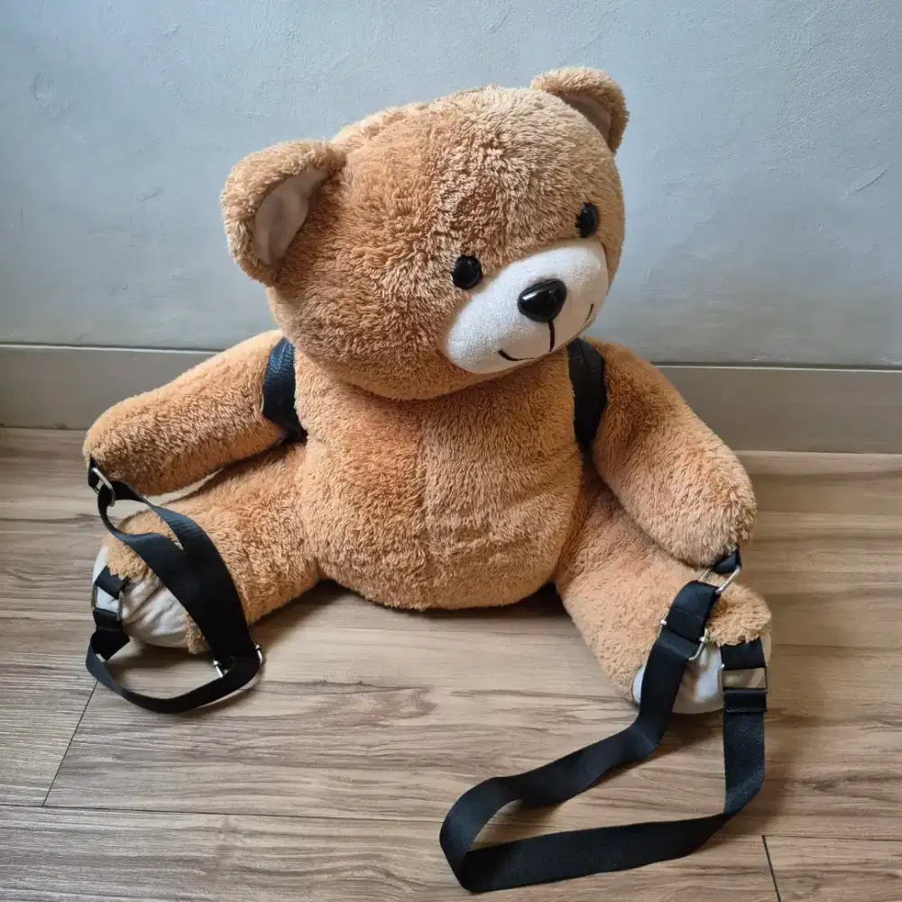 Tas Beruang 3D, Tas Boneka Beruang Pakai Tas