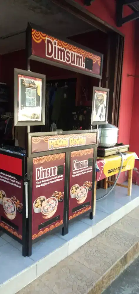 Gerobak dimsum second murah