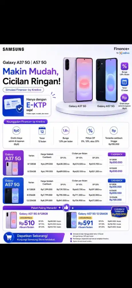 Makin Mudan Dengan Cicilan 0Persen SAMSUNG galaxy