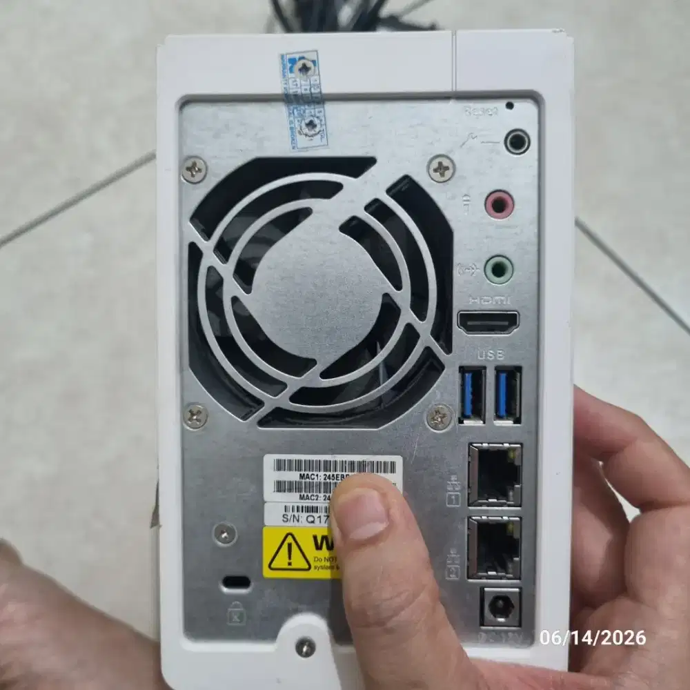 Nas QNAP TS-251A kondisi rusak
