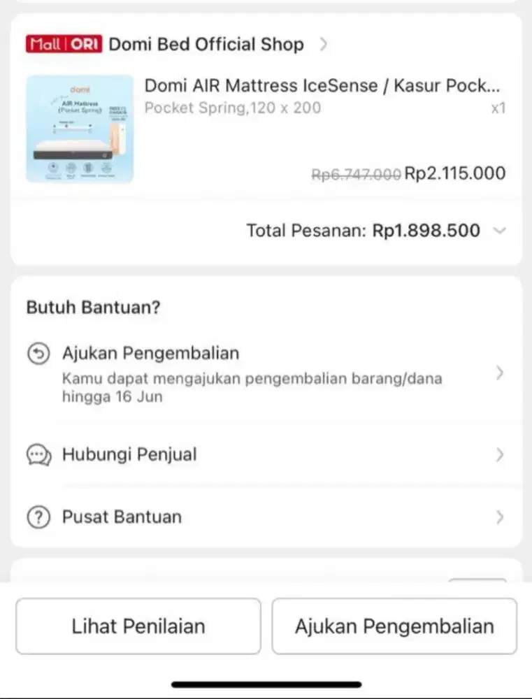 Kasur / Matras DOMI