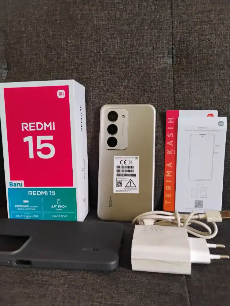Redmi 15 8/256gb Garansi msh Jalan