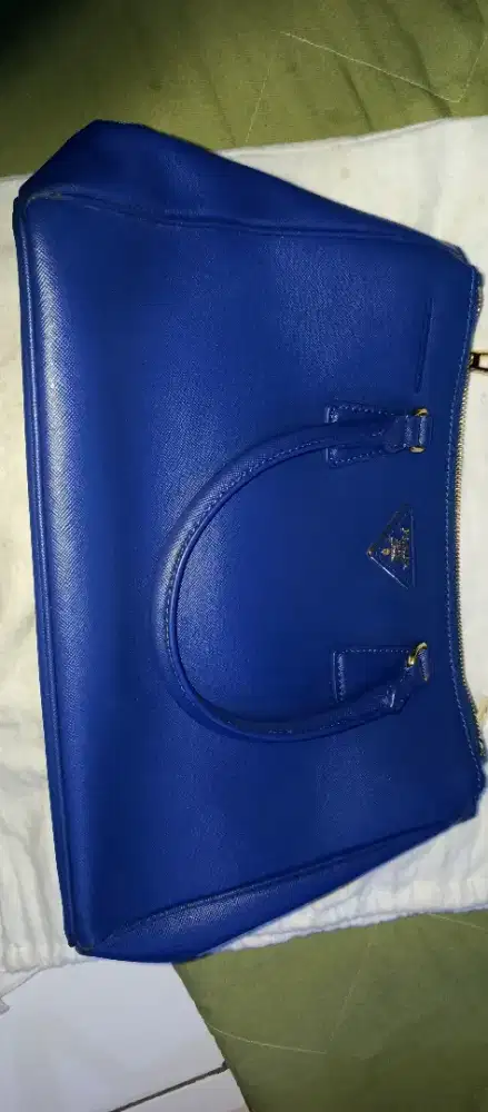 Tas Prada Saffiano Bluette