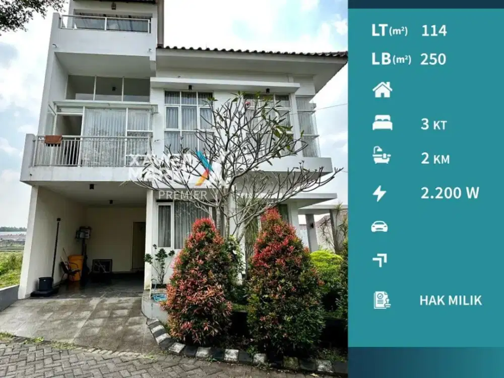 DIJUAL Rumah Minimalis Modern 2Lt Dg Rooftop View Cakep Siap Huni Keamanan 24 Jam Dg One Gate System Dekat Pusat Kota dan Akses Mudah ke Tol di Sulfat