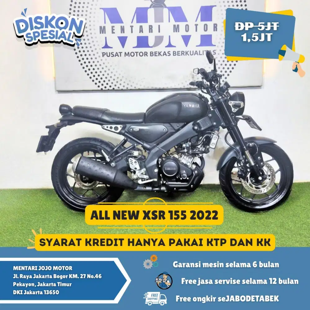 ALL NEW XSR 2022 KUNCI 2 LIKE NEW SIAP JALAN DP 1,5JT CASH KREDIT