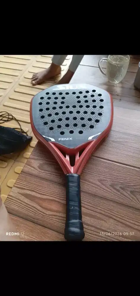 Raket padel plus 2 set bola