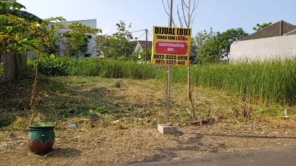 Dijual tanah di Bojonegoro Ledok Kulon Perak Area Perumahan