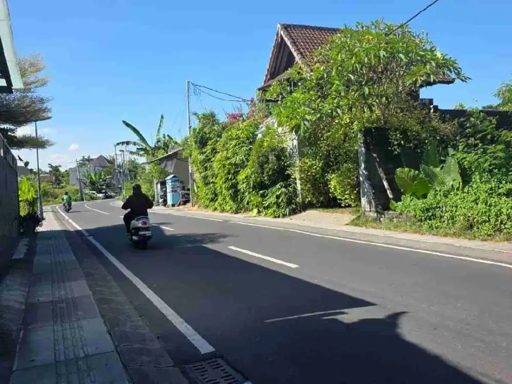 Di jual tanah plot kecil 234m² yang terletak di kawasan Jl. Utama Kayu Tulang Selatan Canggu