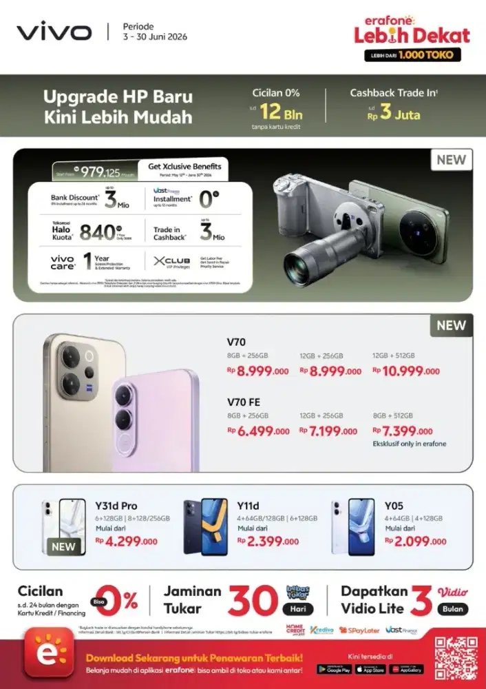 HP VIVO MULAI DARI 1JT AN