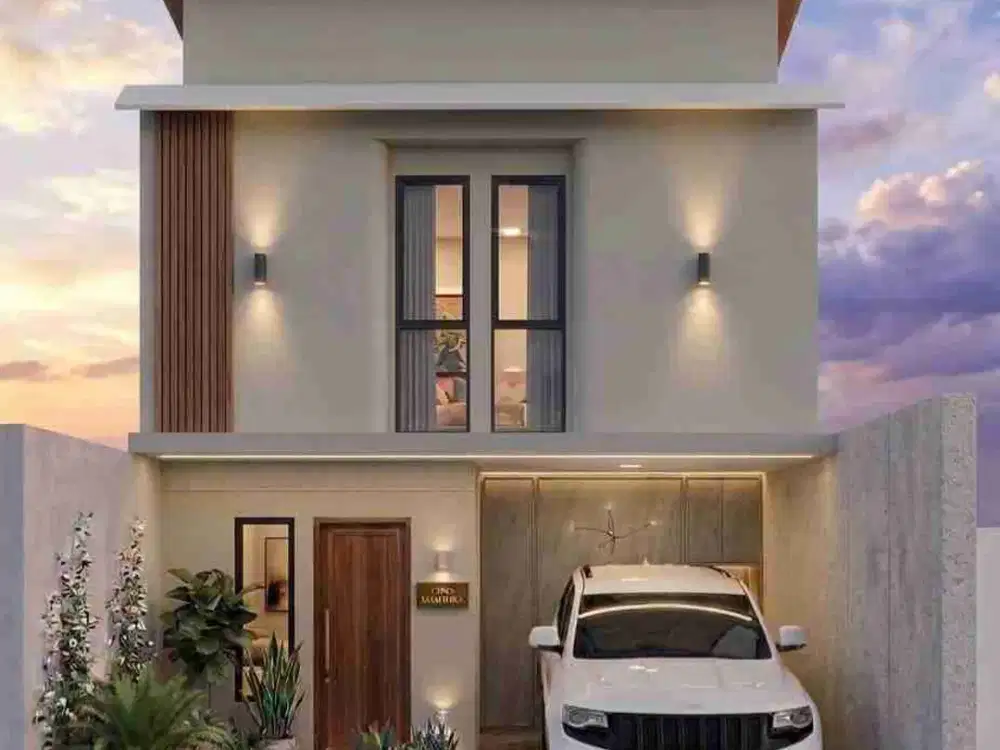Rumah 2 lantai SHM Akses Mobil