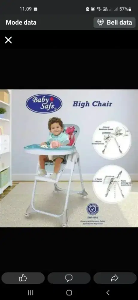 Baby chair full besi