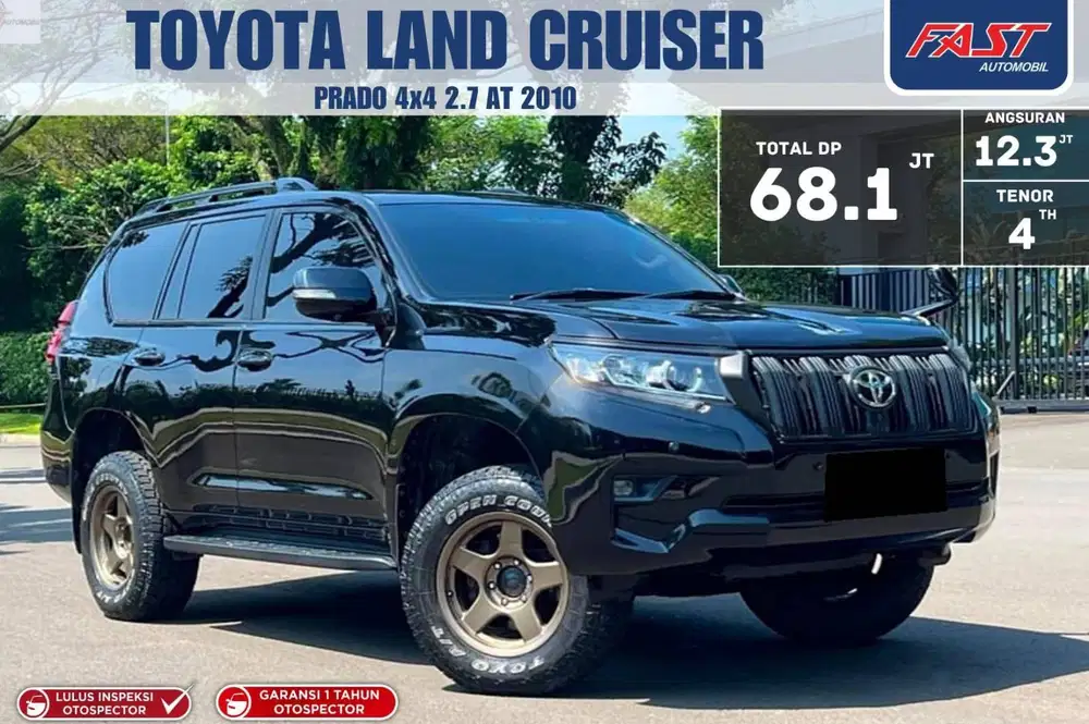 GOOD CONDITION TOYOTA LAND CRUISER PRADO 2.7 AT 2010 SUNROOF