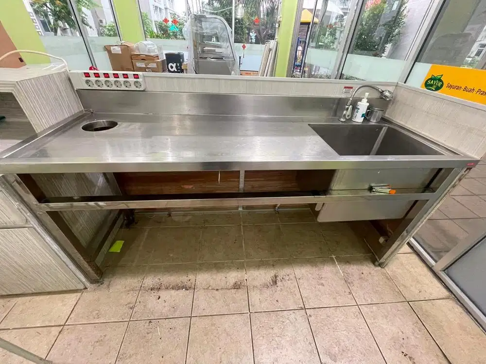 Dijual sink stainless bagus