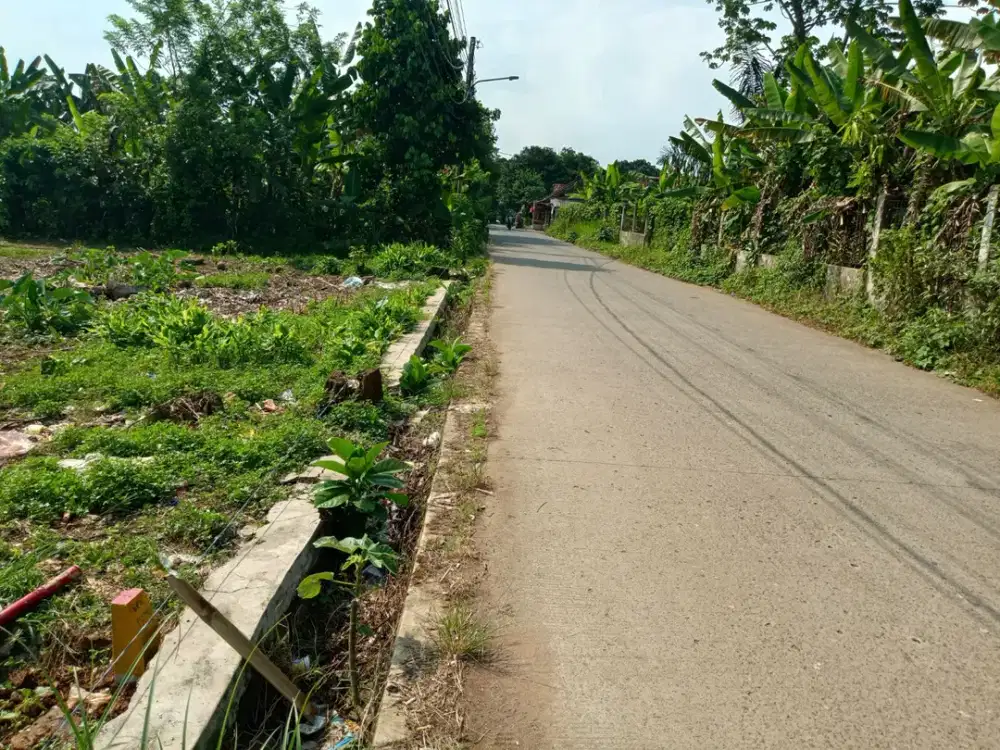 Tanah Cisauk SHM Murah Pinggir Jalan Dekat Akses Tol Legok - 10 Menit Stasiun Jatake