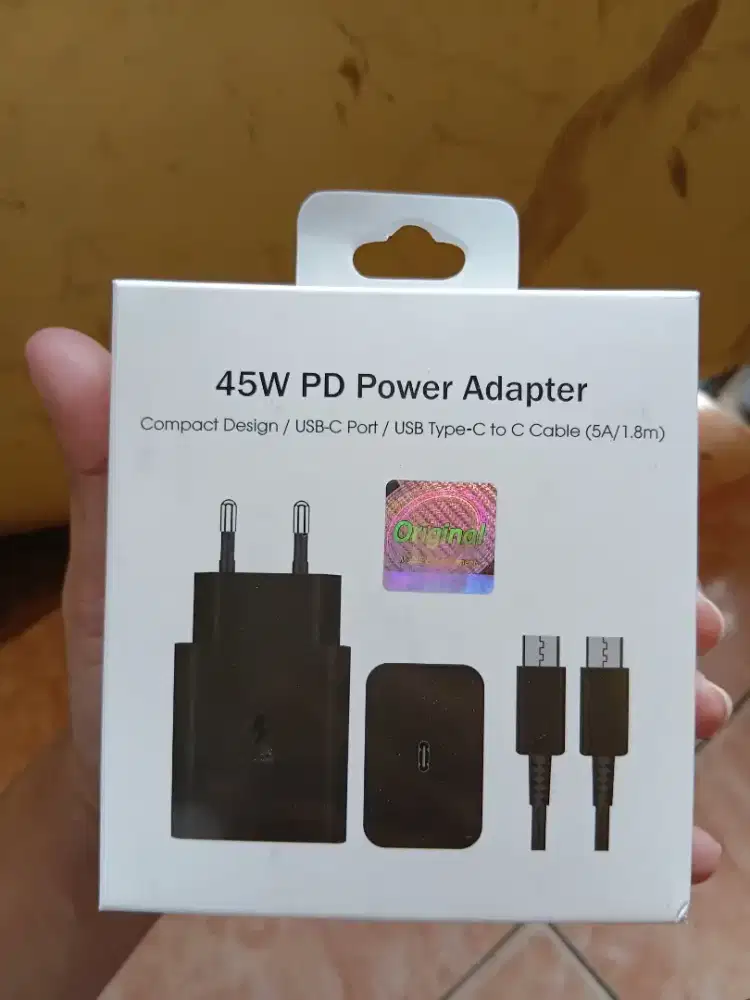 Charger Samsung 45 Watt Super Fast Charging Kondisi Baru