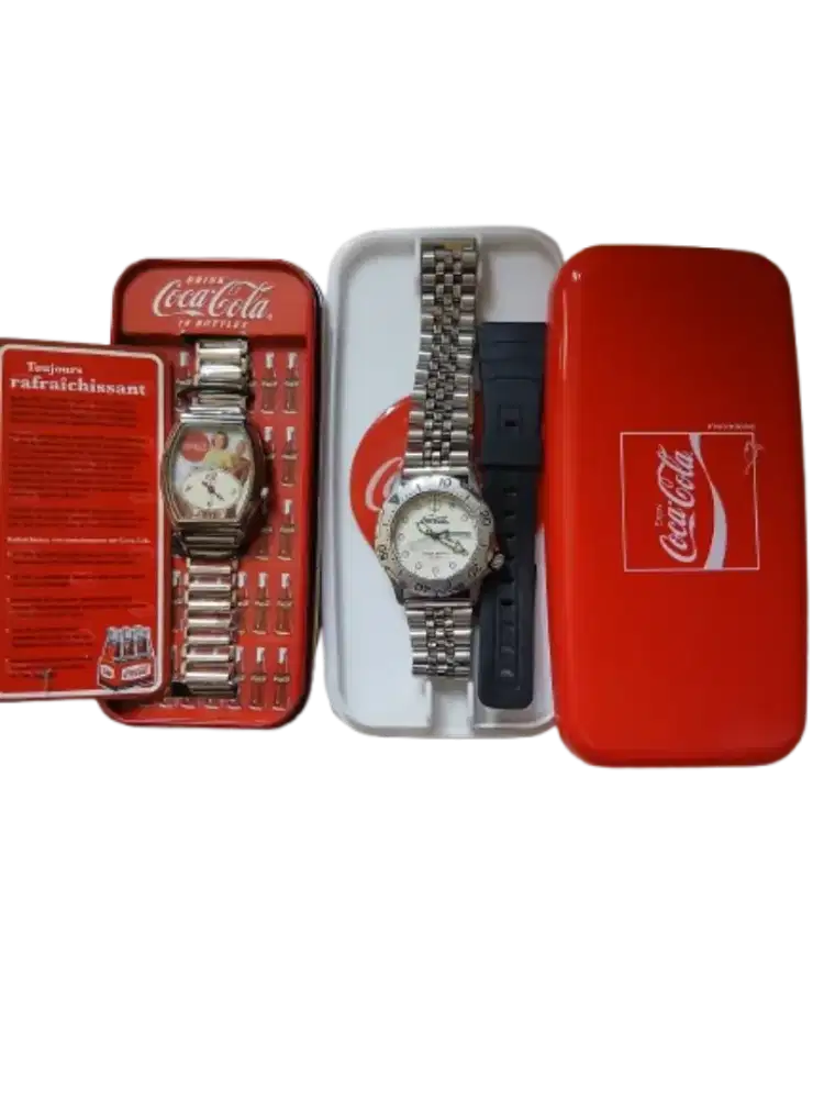Collectible Watches Coca Cola Quartz by Girard Perregaux & Citizen